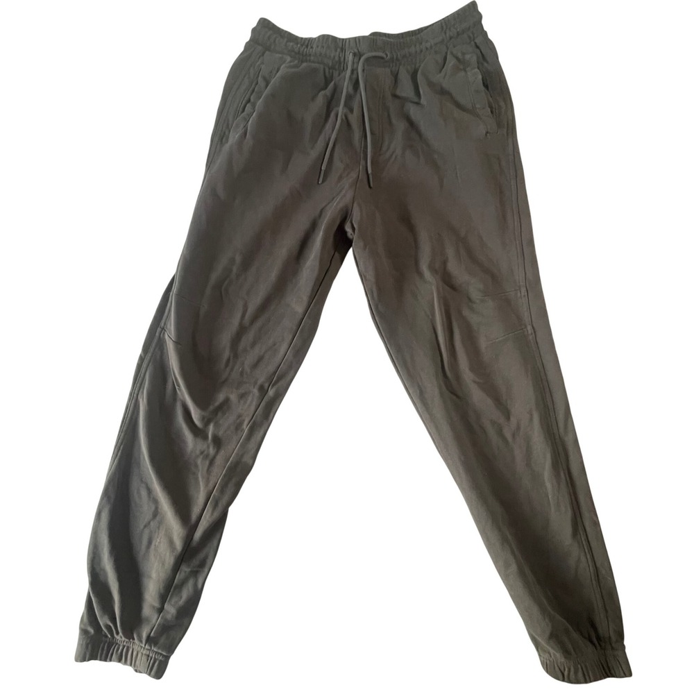 Gymshark Mens A3A9K Joggers Gray Cotton Tapered Sweatpants Size M